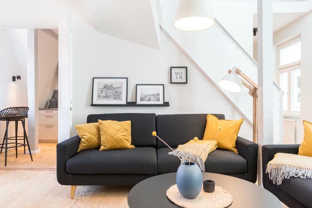 Fewo1846 - Flensburg68 - Komfortable Maisonettewohnung Fuer 6 Personen Mit Dachbalkon Im 4 Og Exteriör bild